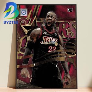 Lebron James Is Heading To The Philadelphia 76ers NBA 23 Home Decor Poster Canvas