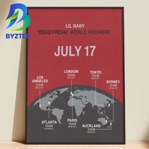 Lil Baby Dead Fresh Album Cover 2026 Home Decor Poster Canvas