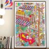 Linkin Park Boston 2025 From Zero World Tour Exclusive Poster Night 1 At TD Garden In Massachusetts On July 31 2025 Home Decor Wall Art Poster Canvas