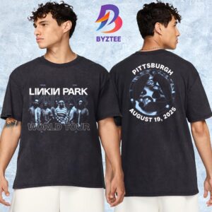 Linkin Park Pittsburgh 2025 From Zero World Tour Official Merchandise Tee At PPG Paints Arena In Pennsylvania On August 19 2025 Two Sided Shirt