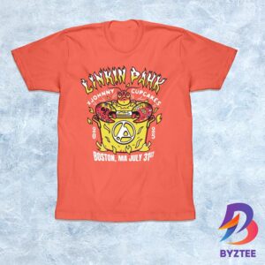 Linkin Park x Johnny Cupcakes Exclusive Tee Boston 2025 From Zero World Tour At TD Garden In Massachusetts On July 31 2025 Essential T-Shirt
