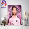 Lionel Messi Leads Inter Miami CF To First-Ever Trophy Wall Decor Poster Canvas