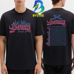 Lollapalooza Chicago Grant Park July 30th World Tour 2026 Two Sided T-Shirt