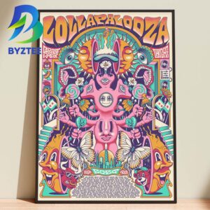 Lollapalooza Festival Chicago Grant Park July 30th & August 2th 2026 Home Decor Poster Canvas