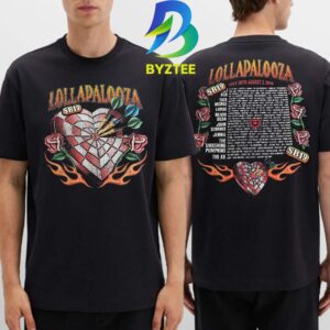 Lollapalooza SB 19 World Tour July 30th 2026 Two Sided T-Shirt
