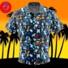 Lucario Pattern Pokemon For Men And Women In Summer Vacation Button Up Hawaiian Shirt Lucario Pattern Pokemon For Men And Women In Summer Vacation Button Up Hawaiian Shirt