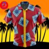 Luffy Straw Hat One Piece For Men And Women In Summer Vacation Button Up Hawaiian Shirt Luffy Straw Hat One Piece For Men And Women In Summer Vacation Button Up Hawaiian Shirt