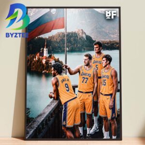 Luka Doncic In Slovenia For The Entire Lakers Squad In August  2026  Home Decor Poster Canvas