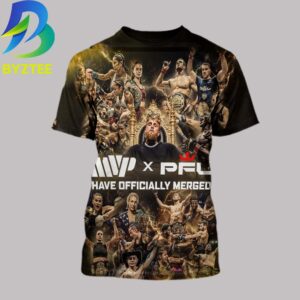 MVP X PFL Have Officially Merge 2026 All Over Print Shirt