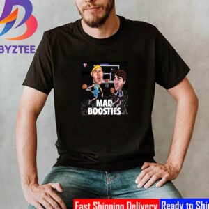 Mad Boosties Features Gerald Bourguet Joining Miles Of Gray And Jack OBrien Unisex T-Shirt