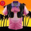 Majin Buu Dragon Ball For Men And Women In Summer Vacation Button Up Hawaiian Shirt