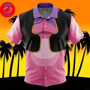 Majin Buu Dragon Ball For Men And Women In Summer Vacation Button Up Hawaiian Shirt