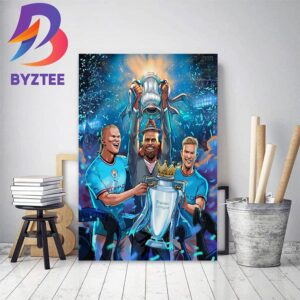 Manchester City Are Champions 2023 FA Cup Home Decor Poster Canvas