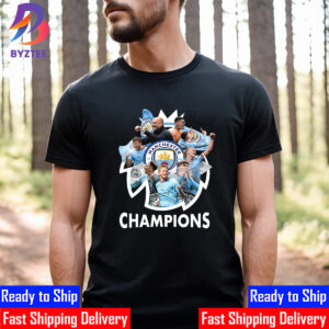 Manchester City Crowned 2022-23 Premier League Champions Unisex T-Shirt