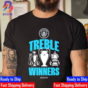 Manchester City Treble Winners 2022-23 Unisex T-Shirt
