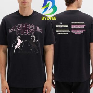 Mannequin Pussy Worldwide Tour August 2026 Two Sided T-Shirt