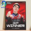 Marc Marquez Moto GP Winner Germany 2026 Home Decor Poster Canvas