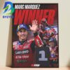Marc Marquez 2026 Moto GP Race Winner Germany  Home Decor Poster Canvas
