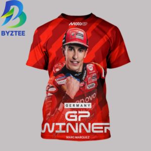 Marc Marquez Moto GP Winner Germany 2026 All Over Print T- Shirt