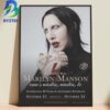 Marilyn Manson The After Theatre San Antonio Tx  October 17th 2026 Celebrating 30 Years Of Antichrist Superstar Home Decor Poster Canvas