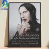 Marilyn Manson Emo’s Ausin Ausin Tx  October 21th 2026 Celebrating 30 Years Of Antichrist Superstar Home Decor Poster Canvas