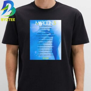 Maroon 5 World Tour 2026 Unisex T- Shirt