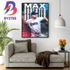 Max Verstappen 2023 F1 Race Week Mexican GP Winner Wall Decor Poster Canvas