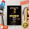 Megadeth Cyber Army Crush The World Tour Stop In Oberhausen On 24 June 2024 Decoration Poster