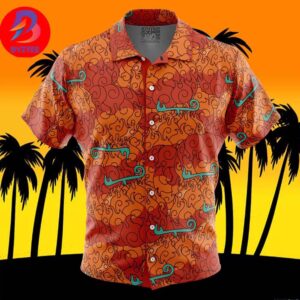 Mera Mera No Mi Luffy Devil Fruit One Piece For Men And Women In Summer Vacation Button Up Hawaiian Shirt