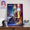 Mercedes-AMG Petronas F1 Team Race Week in Jeddah 2024 Saudi Arabian GP Wall Decor Poster Canvas