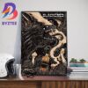 Metallica At Gillette Stadium Foxborough MA M72 World Tour Poster For The Show On August 2 2024 M72 North America Home Decor Poster Canvas