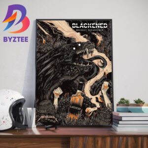 Metallica Blackened Whiskey Remastered The Latest Poster Limited Edition Wall Decor Poster Canvas