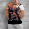 Metallica Exclusive Pop-Up Shop Poster The Red Black Bear For M72 Chicago IL US M72 North American Tour 2024 All Over Print Shirt