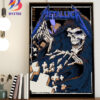 Metallica M72 Chicago Merch Poster Night 2 The Skeleton At Soldier Field Chicago IL US M72 North American Tour 2024 August 11st 2024 Home Decor Poster Canvas