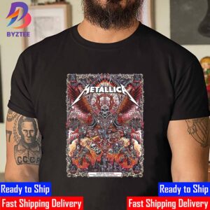 Metallica M72 Poster For Hamburg Germany European Tour 2023 Unisex T-Shirt