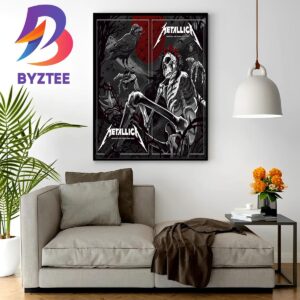 Metallica M72 World Tour No Repeat Weekend Live In Cinemas at Arlington TX AT&ampT Stadium August 18-20 2023 Double Posters Wall Decor Poster Canvas