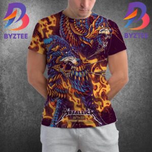 Metallica M72 World Tour No Repeat Weekend M72 Warsaw Poland At PGE Narodowy July 7th 2024 All Over Print Shirt