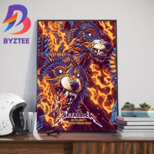 Metallica M72 World Tour No Repeat Weekend M72 Warsaw Tonight In Warsaw Poland At PGE Narodowy July 5th 2024 Home Decor Poster Canvas