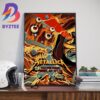 Metallica M72 World Tour Official Pop-Up Shop Poster For St Louis MO North American Tour 2023 Wall Decor Poster Canvas