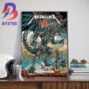 Metallica M72 World Tour No Repeat Weekend Live In Cinemas at Arlington TX AT&ampT Stadium August 18-20 2023 Double Posters Wall Decor Poster Canvas