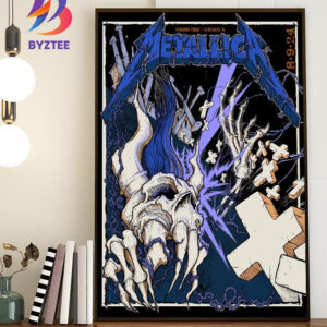 Metallica M72 World Tour Tonight At Soldier Field Chicago IL For M72 Chicago M72 North American Tour August 9th 2024 Home Decor Poster Canvas