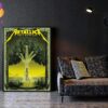 Metallica New Poster For 72 Seasons By Wolf Skull Jack Art Home Decor Poster Canvas