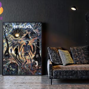 Metallica New Poster For 72 Seasons Sleep Walk My Life Away By Zeb Love Art Home Decor Poster Canvas