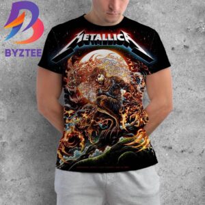 Metallica Poster Gothenburg Sweden M72 World Tour At Ullevi Stadium June 18 2023 All Over Print Shirt