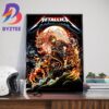 Metallica Poster M72 World Tour No Repeat Weekend In Hamburg Germany Home Decor Poster Canvas