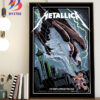 Metallica World Tour M72 North American Tour 2024 Night 1 And Night 2 All Poster At US Bank Stadium Minneapolis MN US For M72 Minneapolis August 16th-18th 2024 Home Decor Poster Canvas