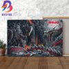 Metallica World Tour Night Two Poster Of M72 Los Angeles CA SoFi stadium August 27th 2023 Wall Decor Poster Canvas