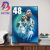 Minnesota Timberwolves Player Anthony Edwards An NBA Original Chasing History Wall Decor Poster Canvas