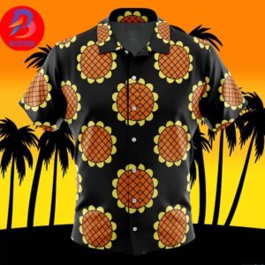 Monkey D Luffy Black Dressrosa One Piece For Men And Women In Summer Vacation Button Up Hawaiian Shirt