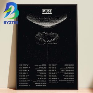 Muse Band Live The Wow! Signal North America Tour 2026 Home Decor Poster Canvas
